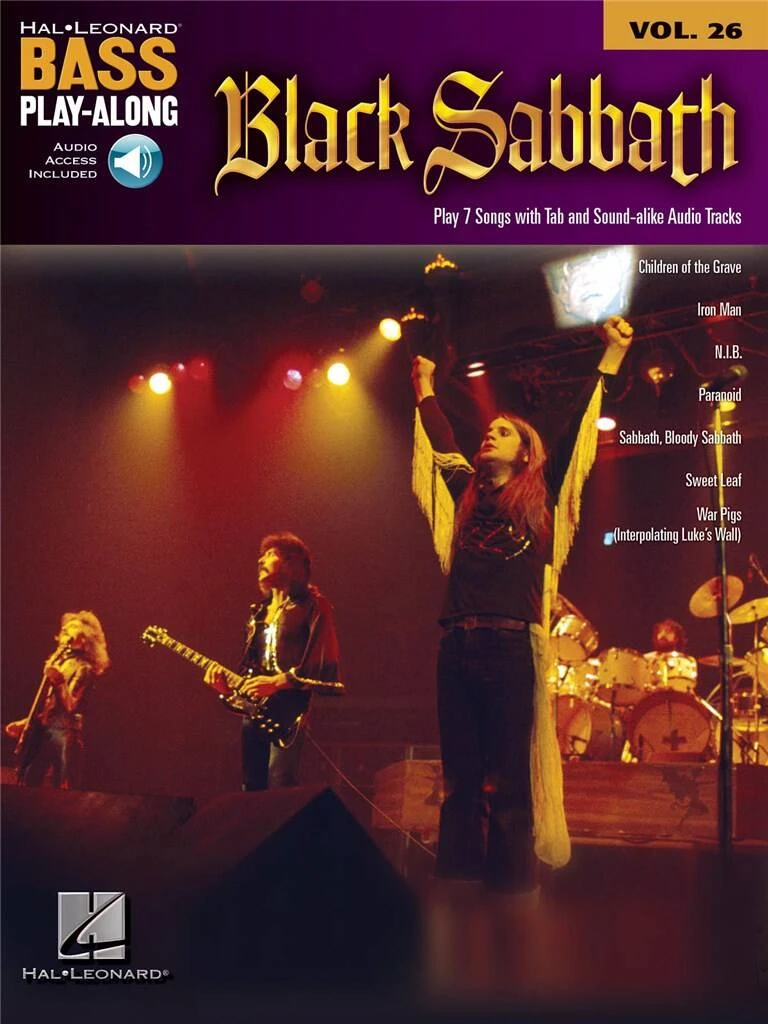 Black Sabbath - Bass Play-Along Volume 26